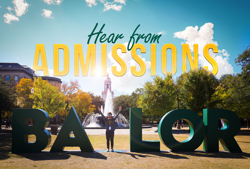 Hear from Admissions